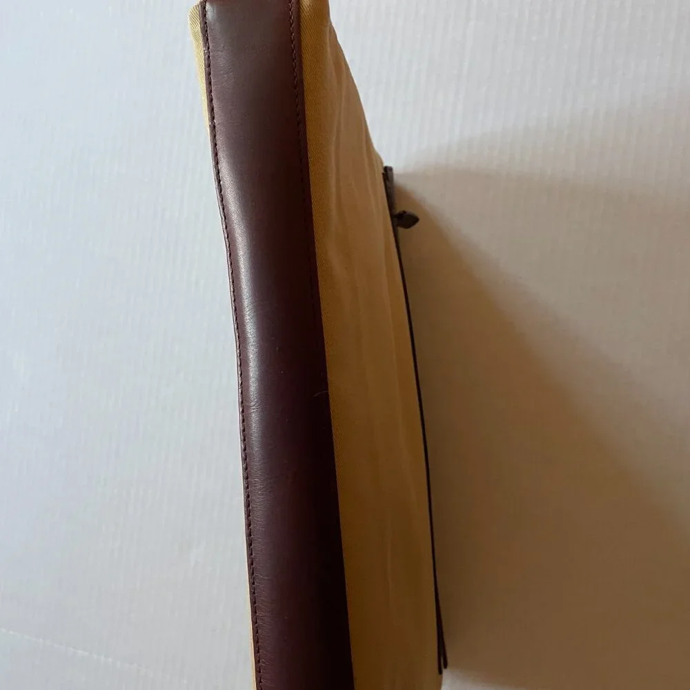 NWOT Levenger Vintage Canvas & Leather 15